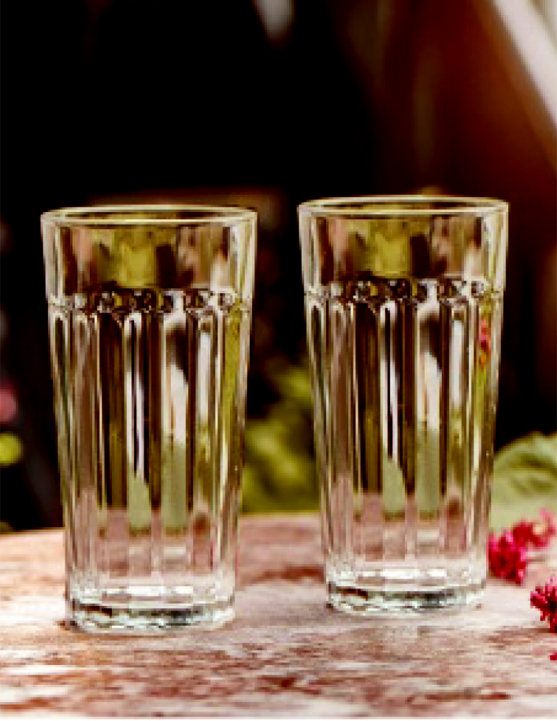 Tumbler Glass 6pcs Set ( H&S-C03g) 