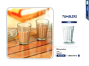Tumblers Cup Glass set 6pcs ( H&S- C05 G)