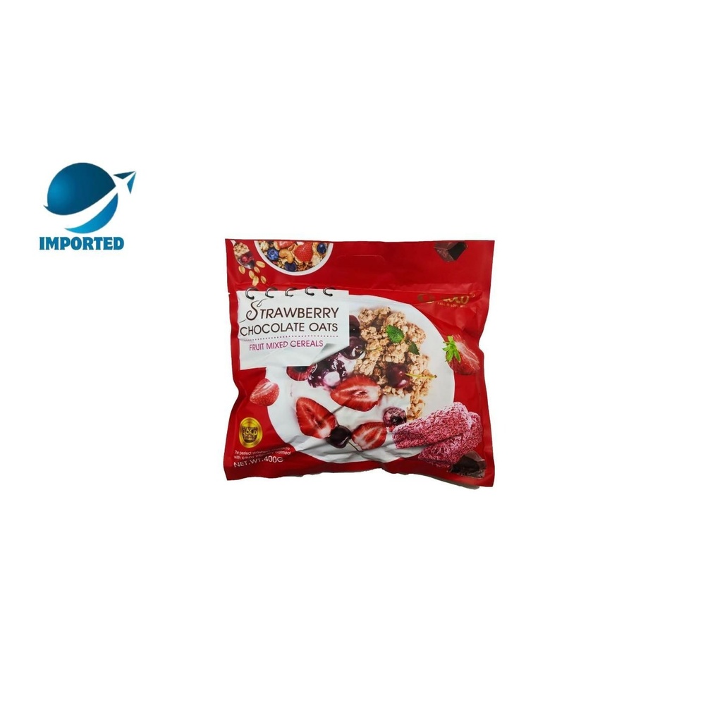  Strawberry Chocolate Oats Mixed Chocolate.(400g) By PRC 
