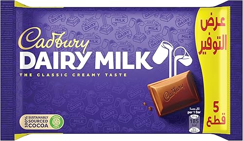 Cadbury Dairy Milk Chocolate, 35 gm - Pack of 5
