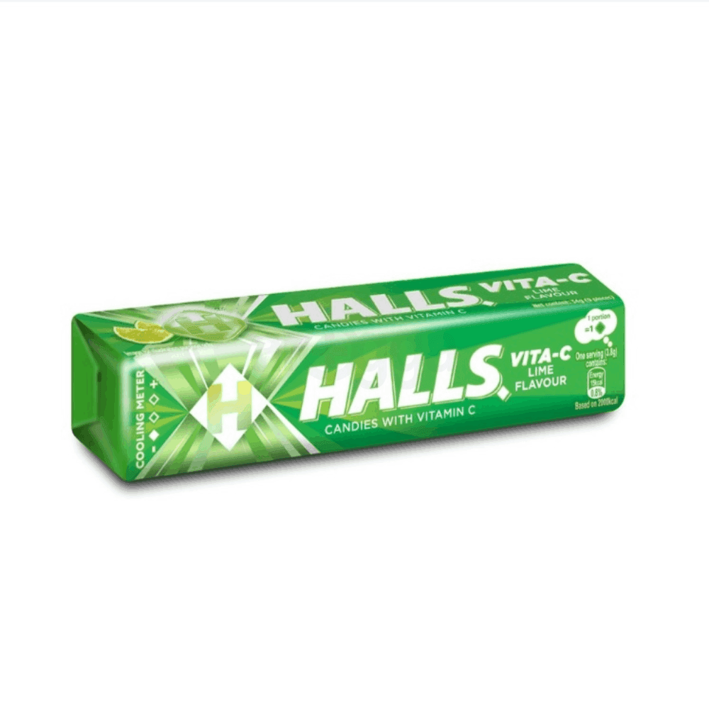 Halls Lime Flavored Candy – 27.9gx 20P BY Thailand 