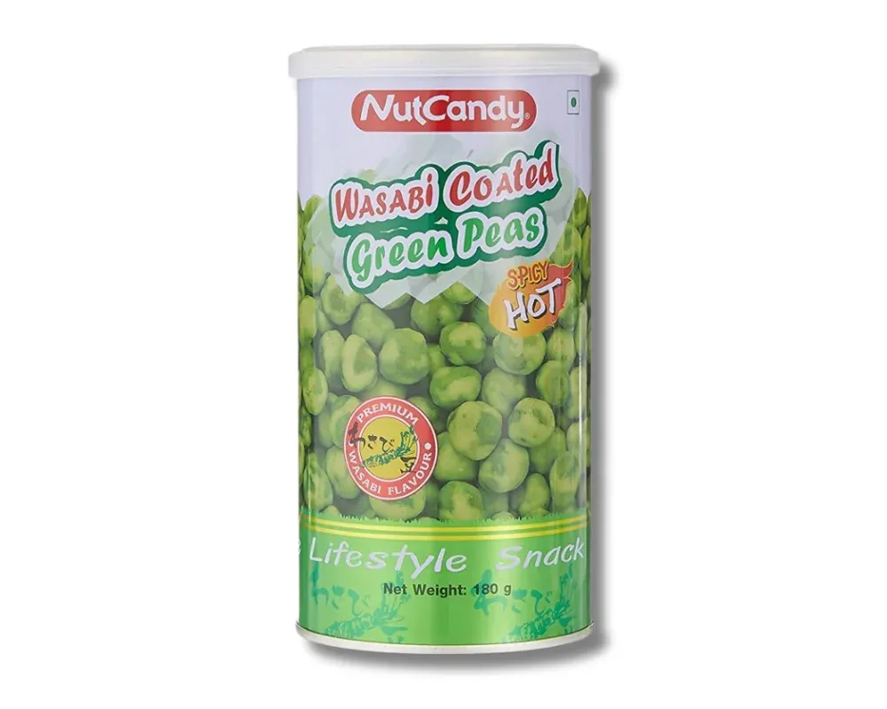 Nutcandy Wasabi Coated Green Peas 180gm