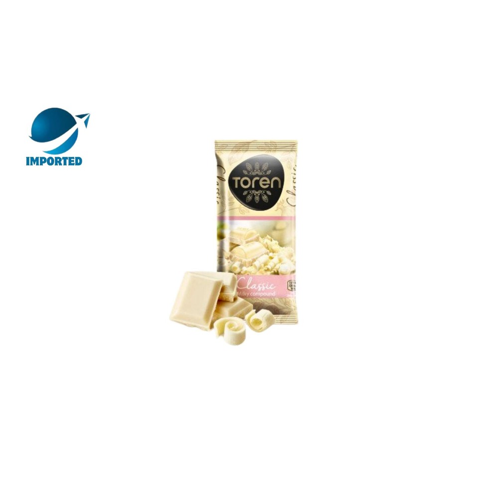  Toren Classic Milky Compound Chocolate White 52g Tk 135