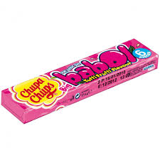 Chupa Chups red Big Babol Tutti Frutti Bubblegum - 20 x 27.6g Packs 