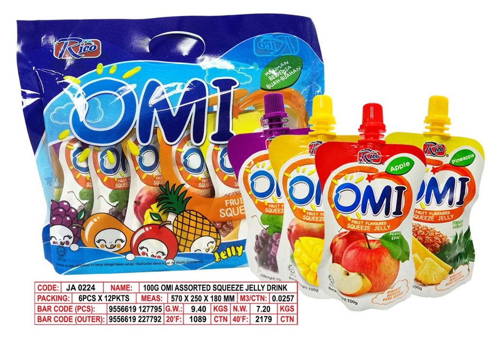 OMI JELLY mini pack 1 pse | Sampan Mart