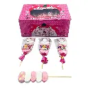 12g BBQ Stick Marshmallow Candy Lollipop Shape Soft Sweet